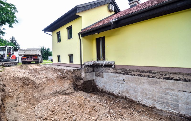 Excavation for Foundation Repair
